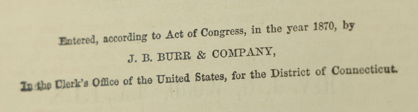 Lot 013 - "The Uncivilized Races Of Men" Two Volume Antique Book Set By Reverend J.G. Wood, J.B. Burr And Company, Publishers, 1870, Hartford, Profusely Illustrated