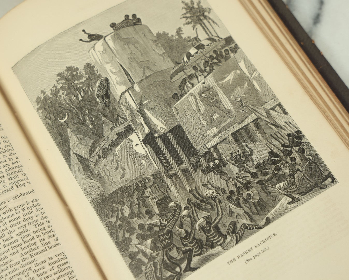 Lot 013 - "The Uncivilized Races Of Men" Two Volume Antique Book Set By Reverend J.G. Wood, J.B. Burr And Company, Publishers, 1870, Hartford, Profusely Illustrated