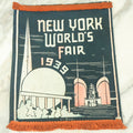 Lot 061 - Vintage New York World's Fair 1939 Rectangular Wall Hanging Screen Printed Felt Pennant