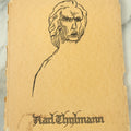 Lot 093 - Vintage Art Booklet Of The Woodcuts Of German Artist Karl Thylmann, Published By Furche-Verlag, Berlin, 20th Century