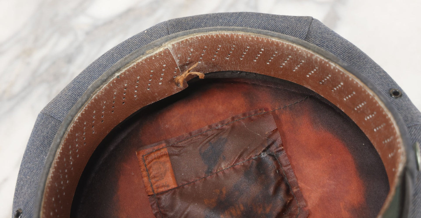 Lot 018 - Vintage Pinkerton Security Officer's Hat With Eagle Badge No. 7974, Pinkerton Buttons, Size 7-3/8"