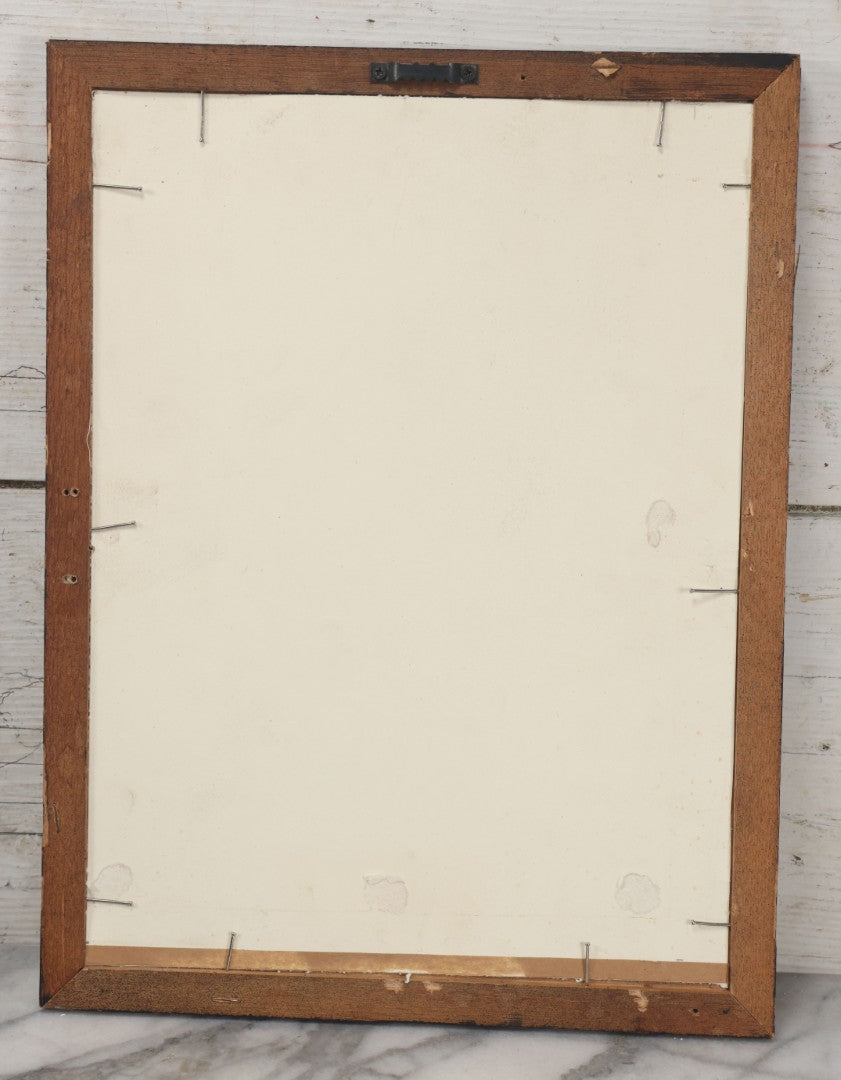 Lot 028 - Antique Medical Anatomy Bookplate Print Of The Nervous System, In Frame, No Glass, 12-3/8" x 16-1/4"