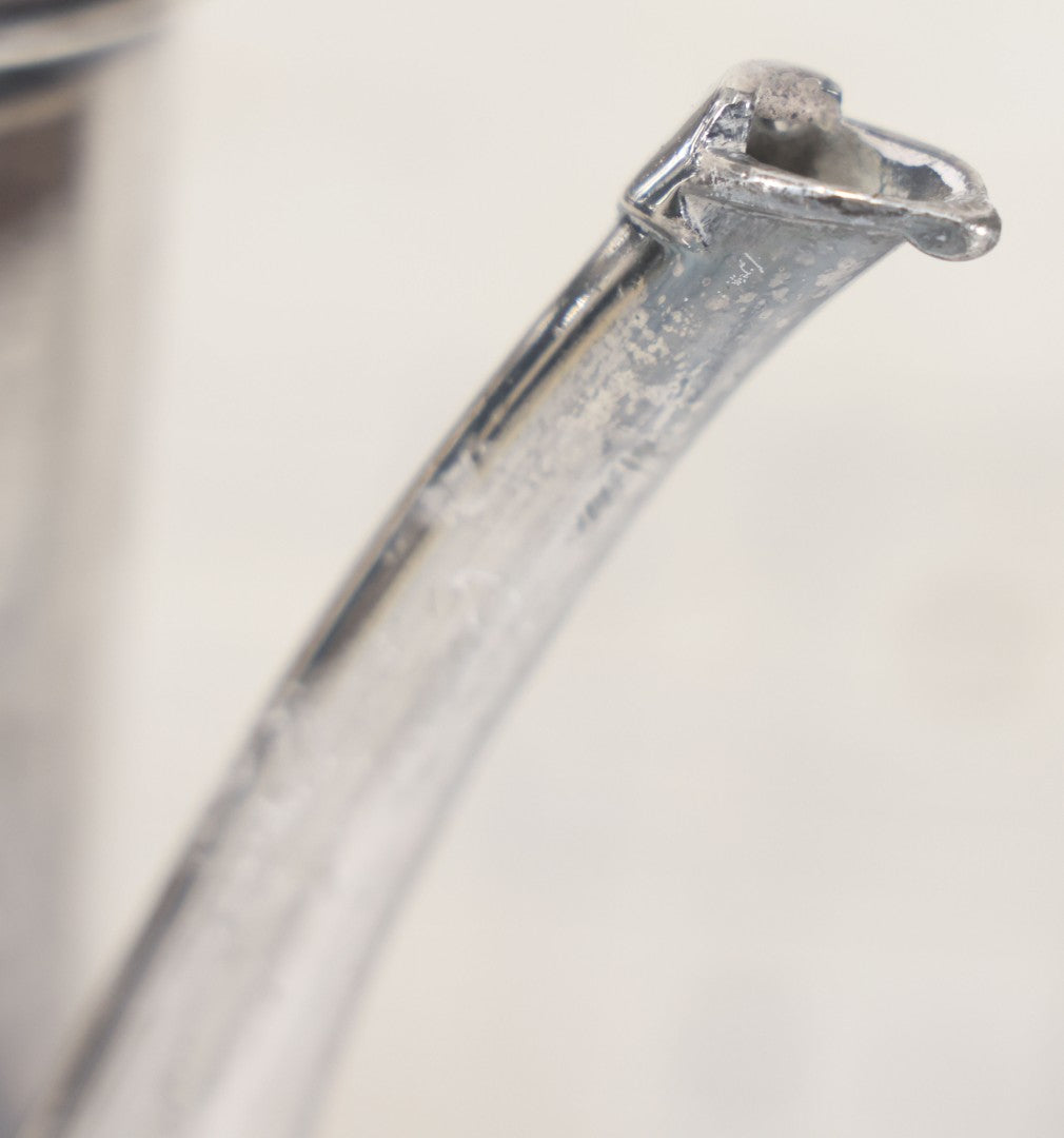 Lot 031 - Antique Silver Plate Coffee Pot With Green Man Foot Motif, Horse Finial, By Taunton Silver Plate Co., Triple Plate