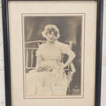 Lot 040 - Antique Framed Photograph Of Silent Film Actress May Allison, Appears To Be Autographed By Allison, As Found, Hartsook Photo Studio, San Francisco And Los Angeles, Signature Not Authenticated, 7-5/8" x 9-3/4"