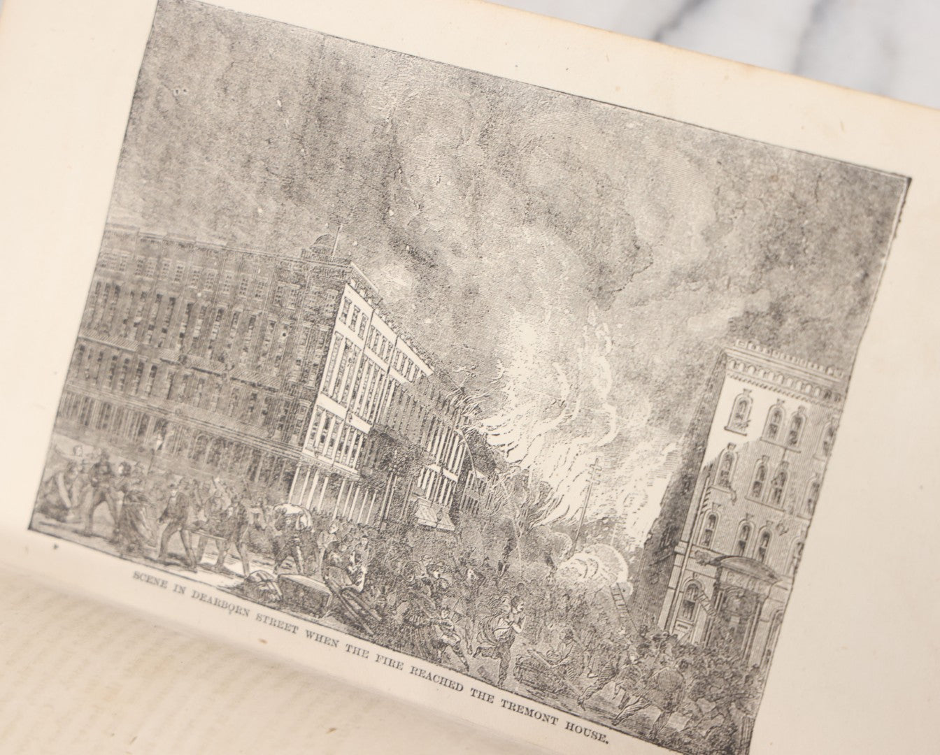 Lot 048 - "Through The Flames And Beyond, Or Chicago As It Was And As It Is, And Its Glorious Future" Antique Book By Frank Luzerne On The Chicago Fire, Profusely Illustrated, Published By Wells And Company, 1872