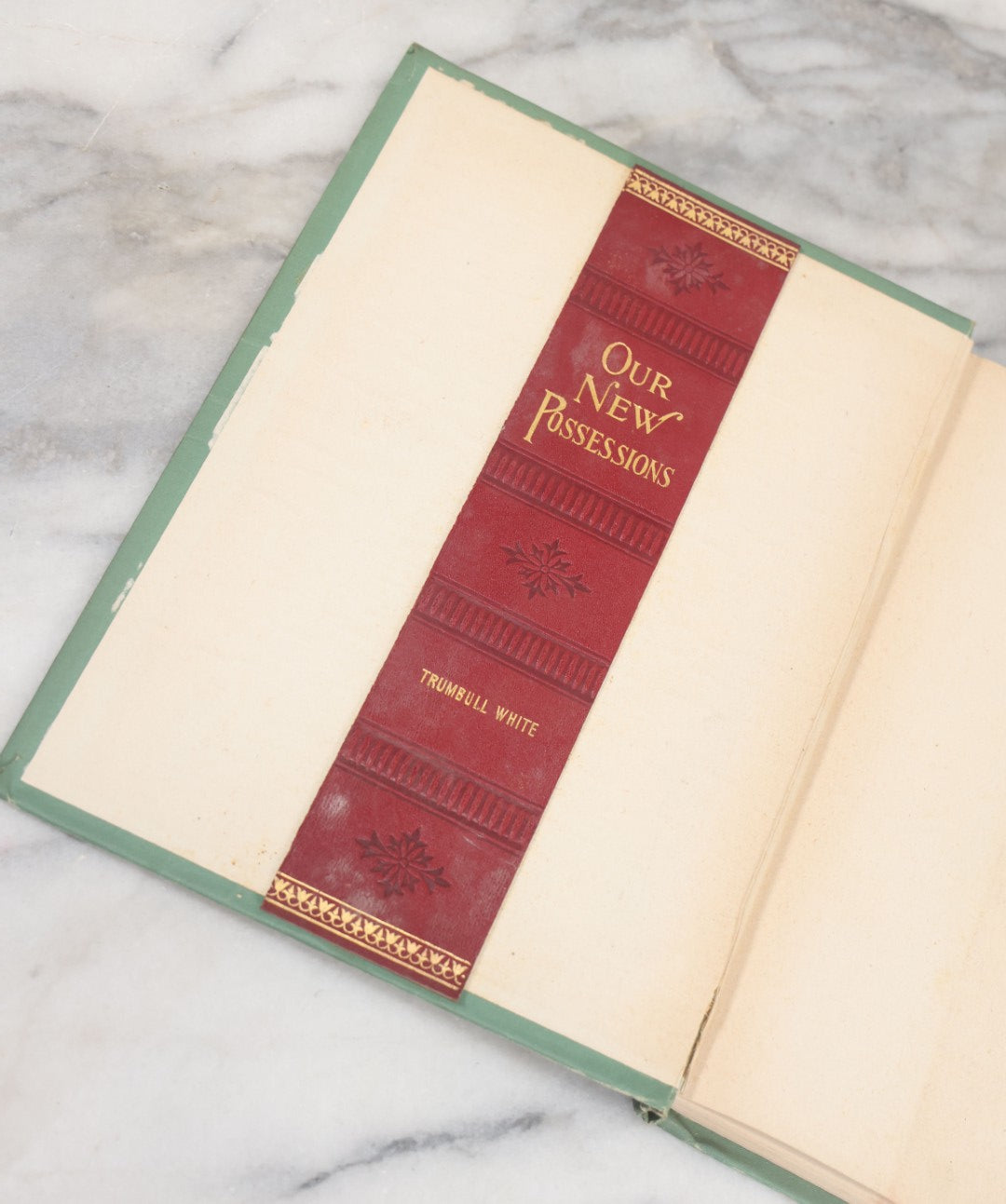 Lot 050 - "Our New Possessions" Antique Book On American Imperialism, The Acquisition Of The Philippines, Puerto Rico, Cuba, HawaII, By Trumbull White, Illustrated, 1898