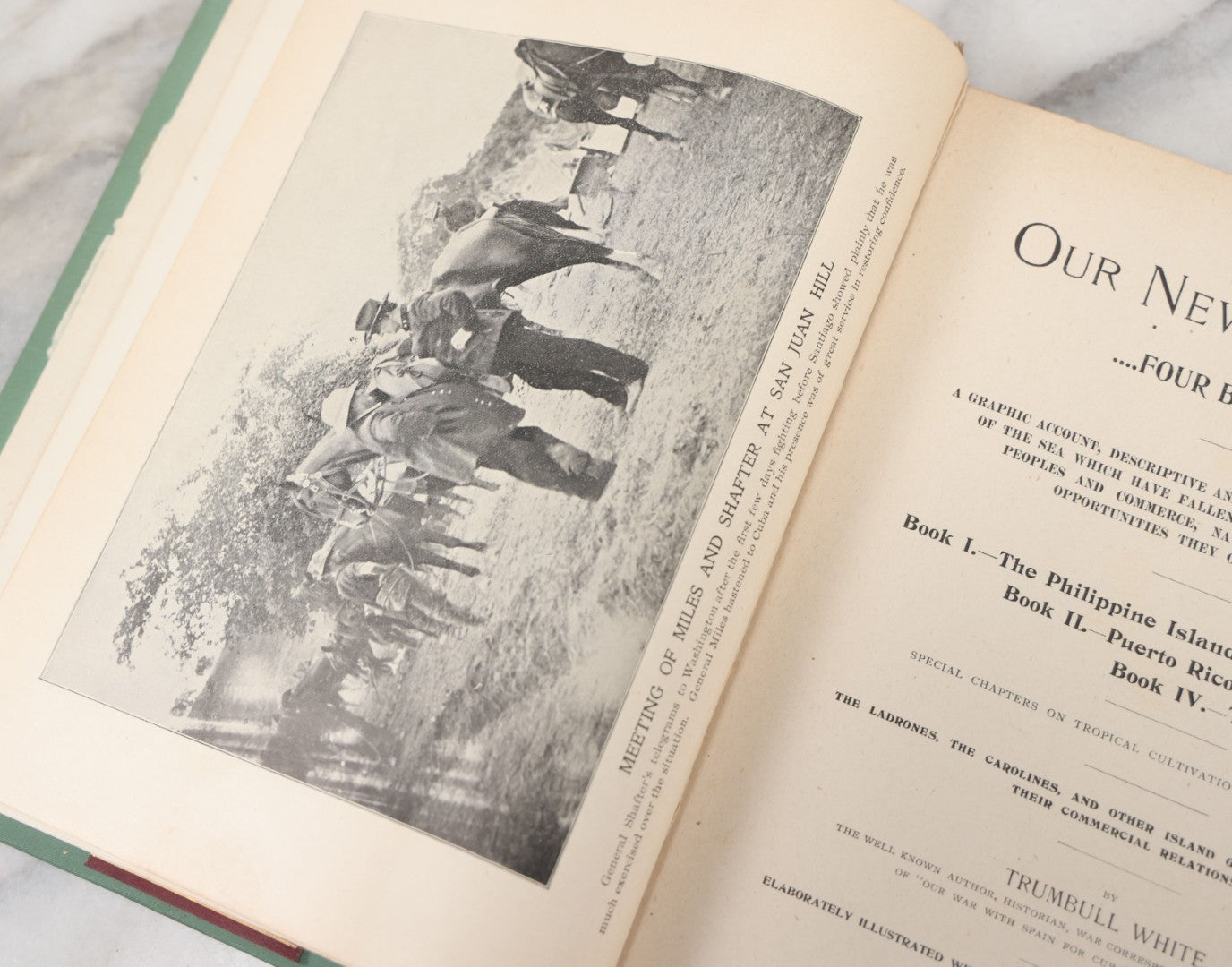Lot 050 - "Our New Possessions" Antique Book On American Imperialism, The Acquisition Of The Philippines, Puerto Rico, Cuba, HawaII, By Trumbull White, Illustrated, 1898
