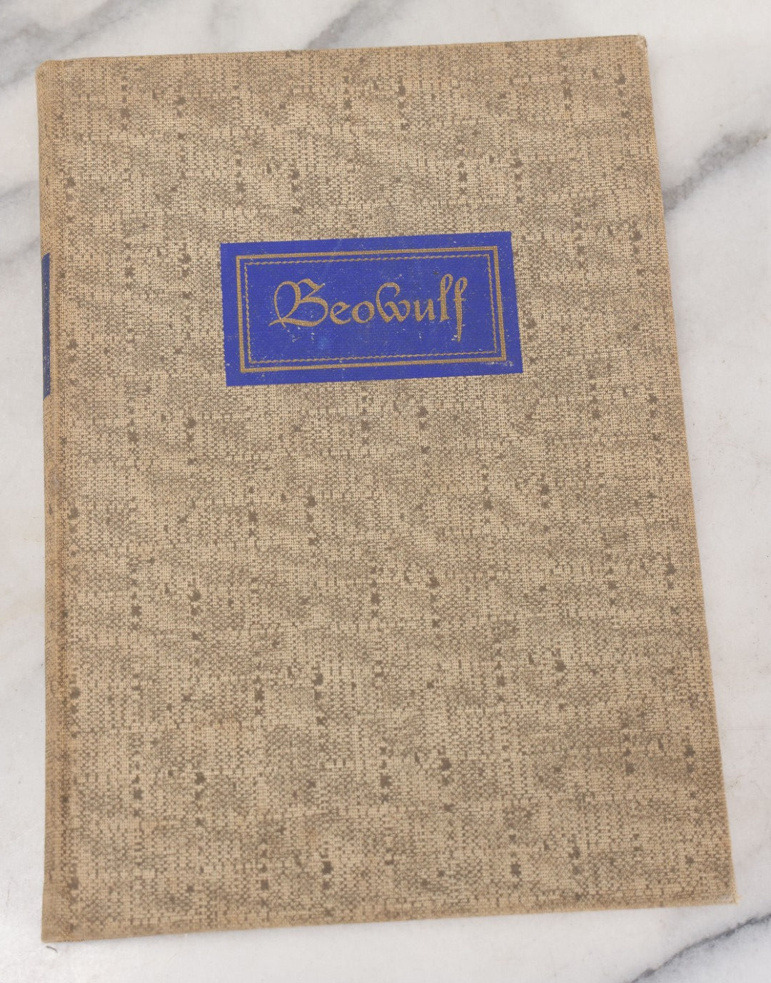 Lot 051 - "Beowulf" Vintage Illustrated Edition, Translated By William Ellery Leonard And Illustrated By Lynd Ward, The Heritage Club Special Edition, 1939, Note Various Crayon Markings