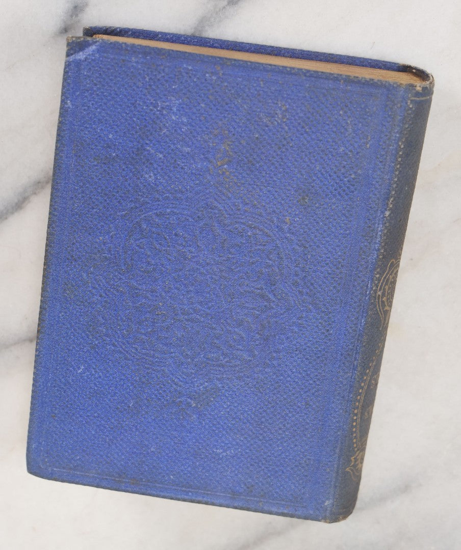 Lot 052 - "The Poems Of Eliza Cook Comprising Melaia Together With Her Miscellaneous Pieces" Antique Illustrated Poetry Book, Leavitt & Allen Publishers, New York, Circa Mid 19th Century