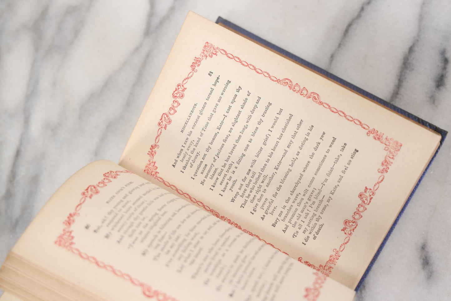 Lot 052 - "The Poems Of Eliza Cook Comprising Melaia Together With Her Miscellaneous Pieces" Antique Illustrated Poetry Book, Leavitt & Allen Publishers, New York, Circa Mid 19th Century