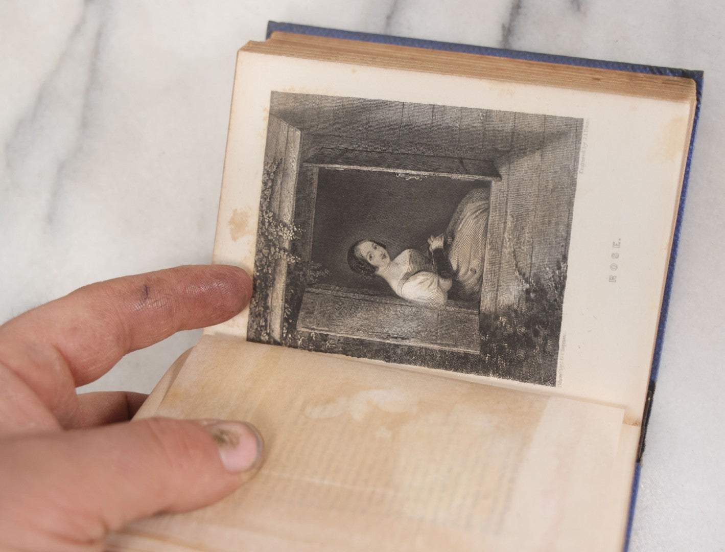 Lot 052 - "The Poems Of Eliza Cook Comprising Melaia Together With Her Miscellaneous Pieces" Antique Illustrated Poetry Book, Leavitt & Allen Publishers, New York, Circa Mid 19th Century