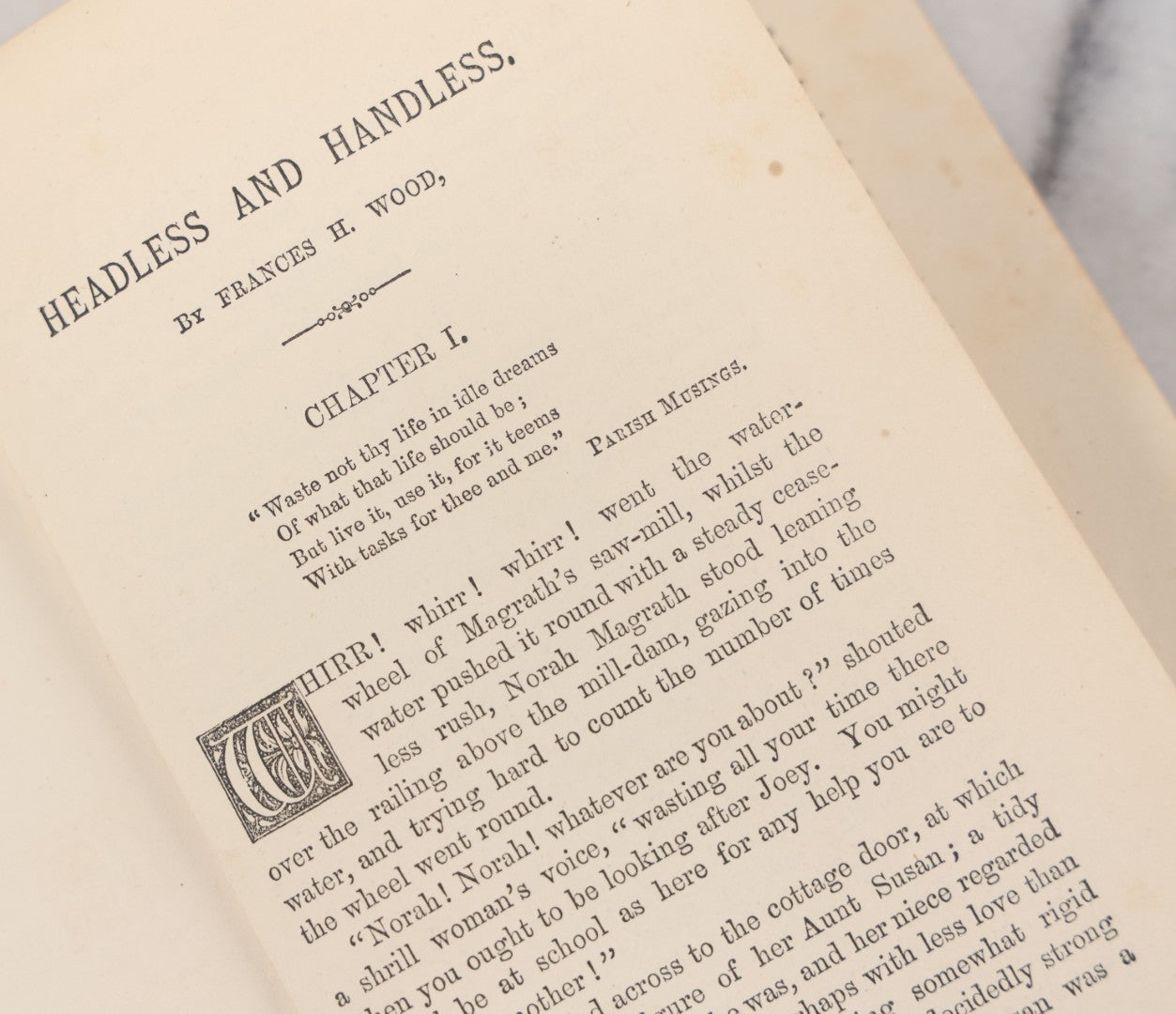 Lot 053 - "Headless And Handless And Other Stories" Antique Story Book By Francis H. Wood, Illustrated, Groombridge And Sons Publishers, London, Circa Mid 19th Century