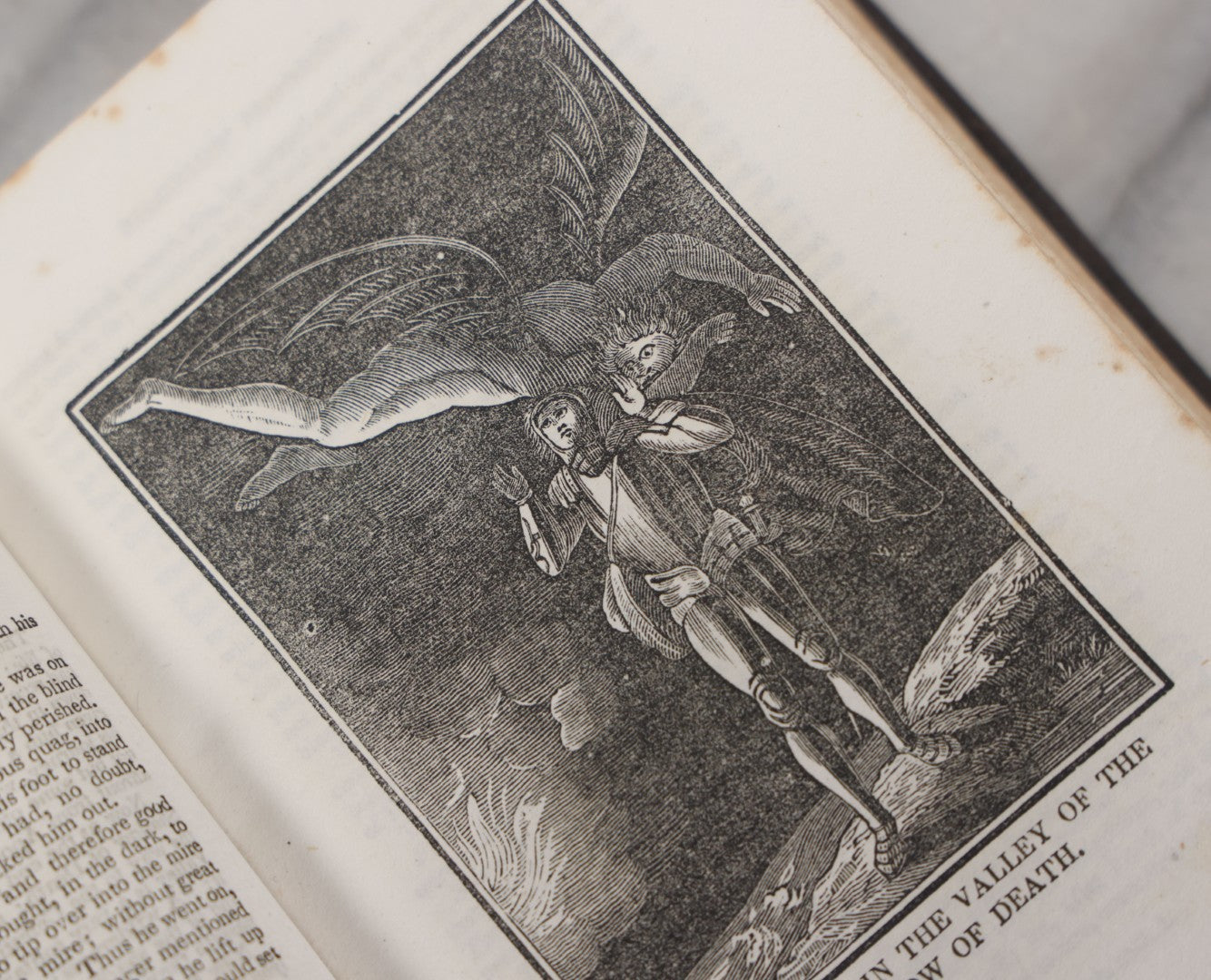 Lot 056 - "Pilgrims' Progress From This World To That Which Is To Come Delivered Under The Similitude Of A Dream" Antique Book By John Bunyan, Illustrated, H.M. Rulison Publisher, Philadelphia, Circa Mid 19th Century