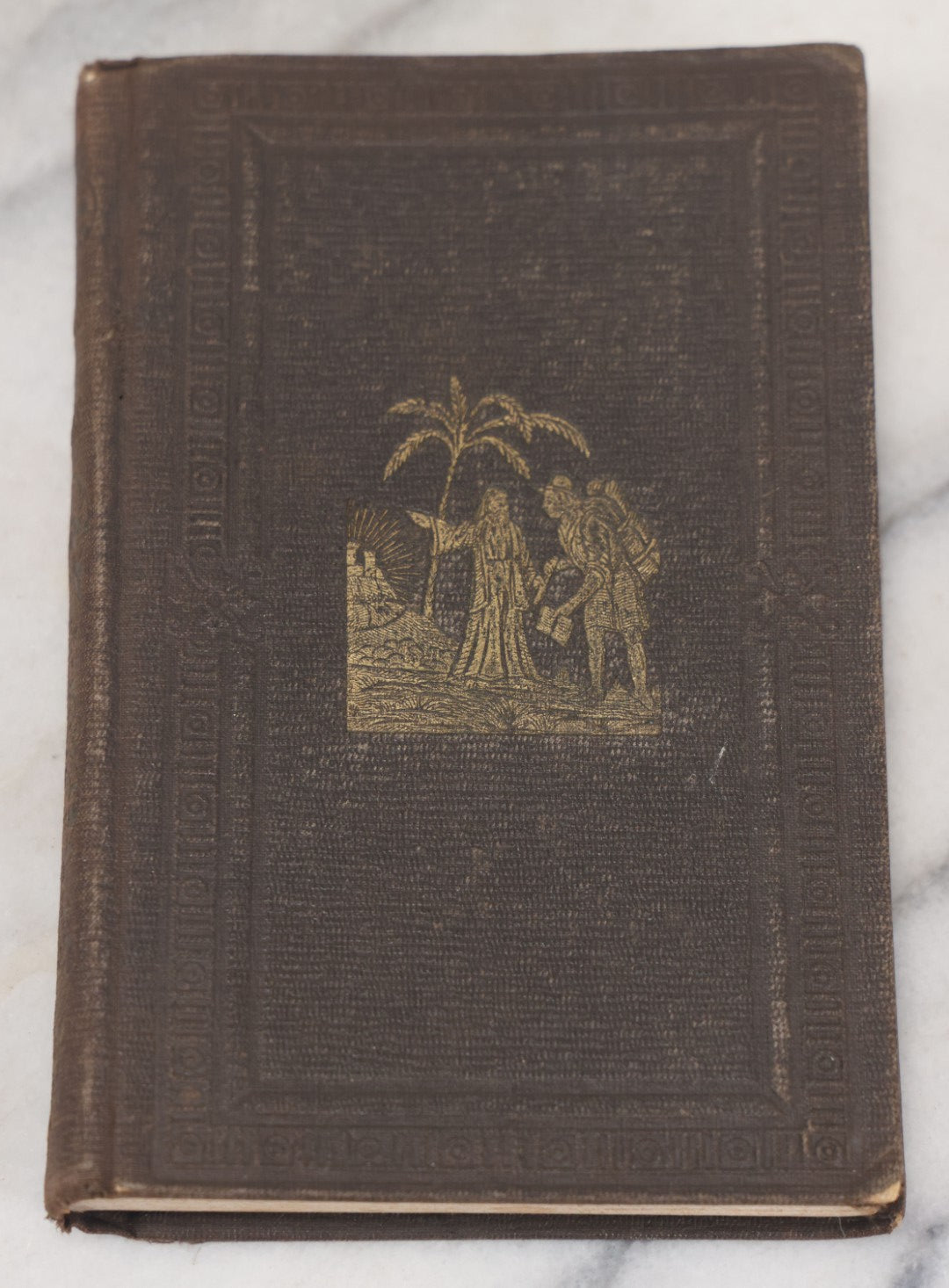 Lot 056 - "Pilgrims' Progress From This World To That Which Is To Come Delivered Under The Similitude Of A Dream" Antique Book By John Bunyan, Illustrated, H.M. Rulison Publisher, Philadelphia, Circa Mid 19th Century
