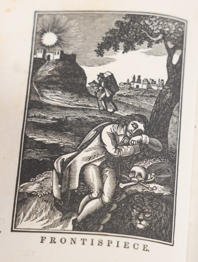 Lot 056 - "Pilgrims' Progress From This World To That Which Is To Come Delivered Under The Similitude Of A Dream" Antique Book By John Bunyan, Illustrated, H.M. Rulison Publisher, Philadelphia, Circa Mid 19th Century