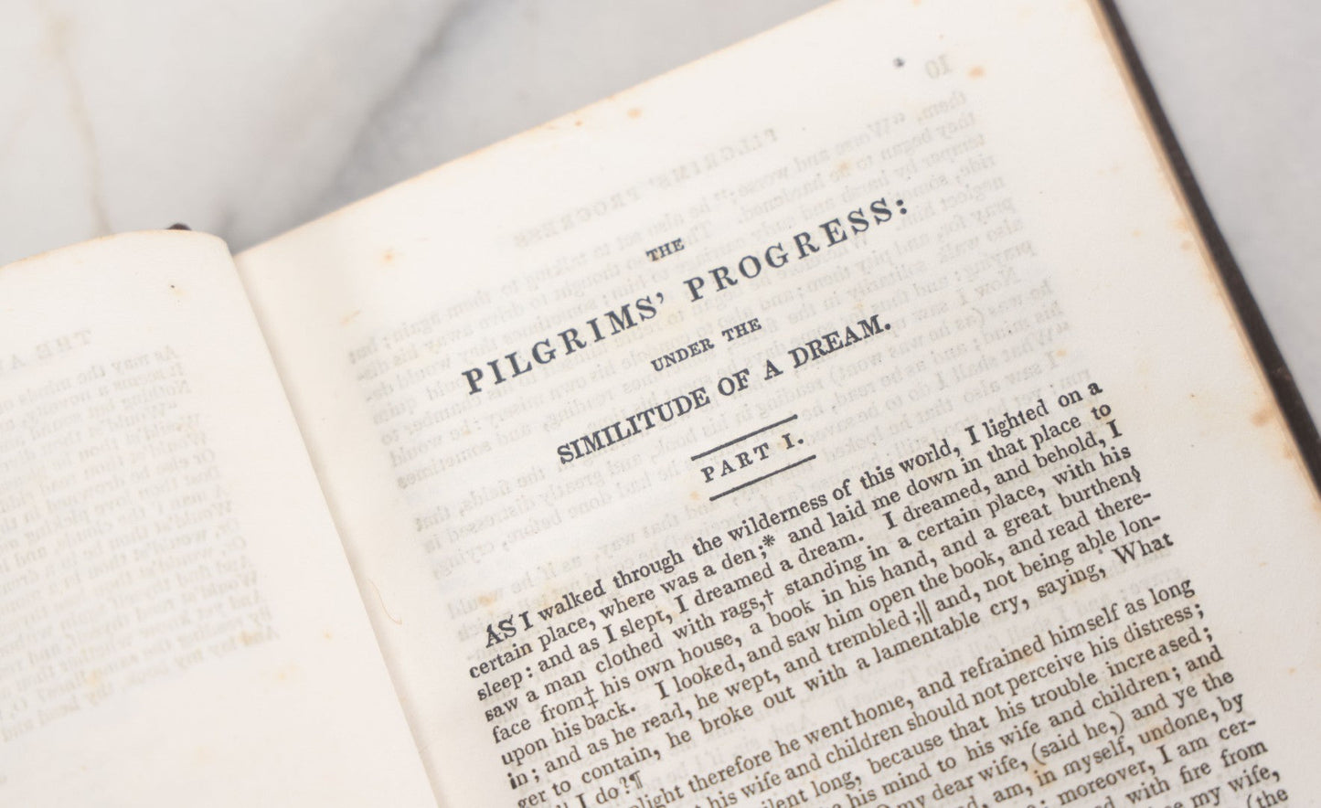 Lot 056 - "Pilgrims' Progress From This World To That Which Is To Come Delivered Under The Similitude Of A Dream" Antique Book By John Bunyan, Illustrated, H.M. Rulison Publisher, Philadelphia, Circa Mid 19th Century