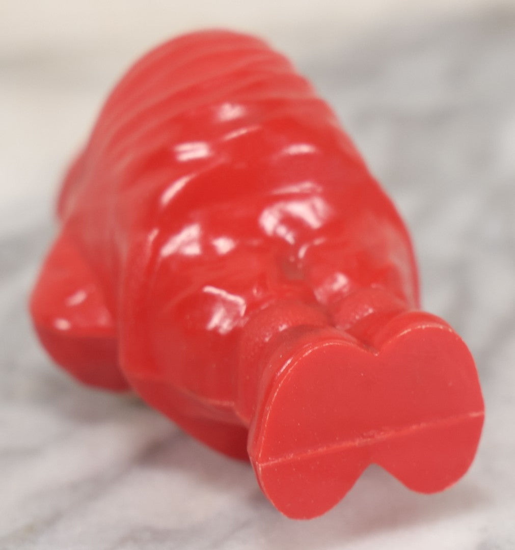 Lot 066 - Pair Of Vintage Hard Plastic Santa Claus Christmas Candy Lollipop Containers, One Marked Irwin, U.S.A.