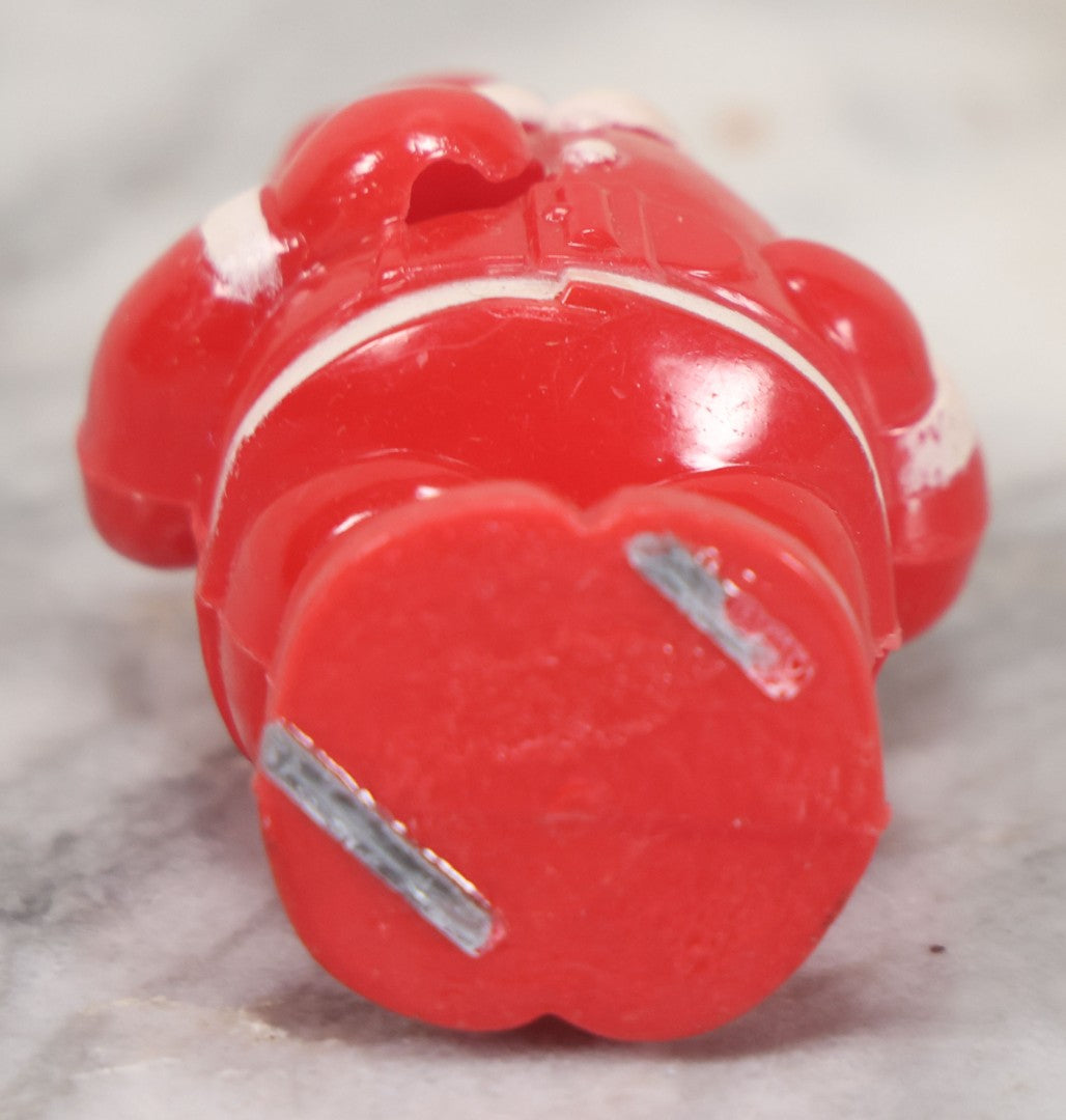 Lot 066 - Pair Of Vintage Hard Plastic Santa Claus Christmas Candy Lollipop Containers, One Marked Irwin, U.S.A.