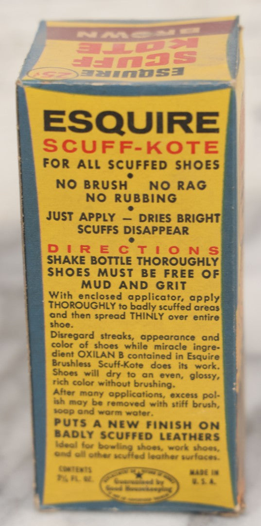Lot 068 - Grouping Of Four New Old Stock N.O.S. Scuffy Shoe Polish Boxes With Contents, Three Featuring Mickey Mouse, Other Disney Characters, Including Ox-Blood, Red, And Brown, As Found
