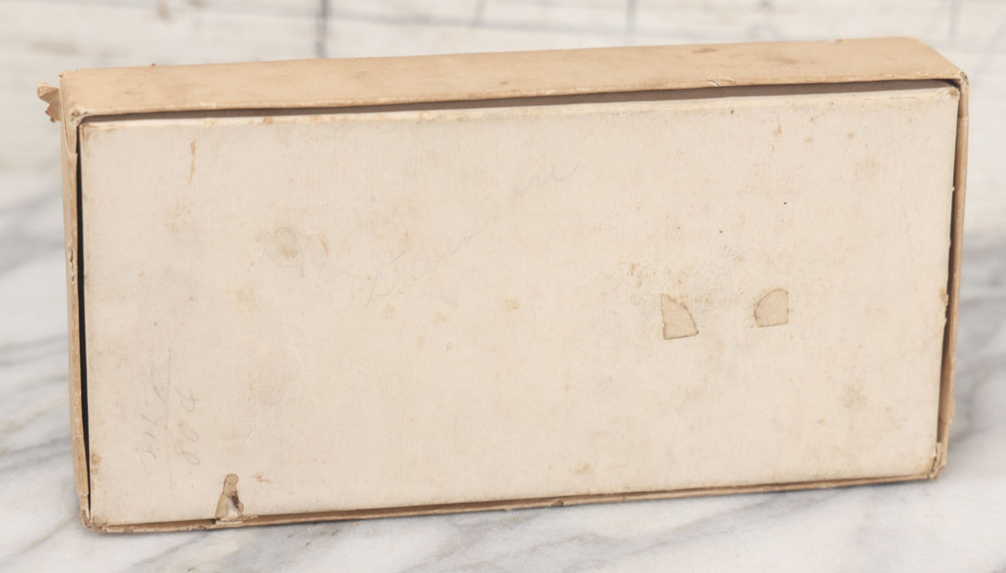 Lot 069 - Vintage Paper Board Box For Blue Banner Chocolates, One Pound, Featuring Pretty Woman In Hat By Frederick Alexander Duncan