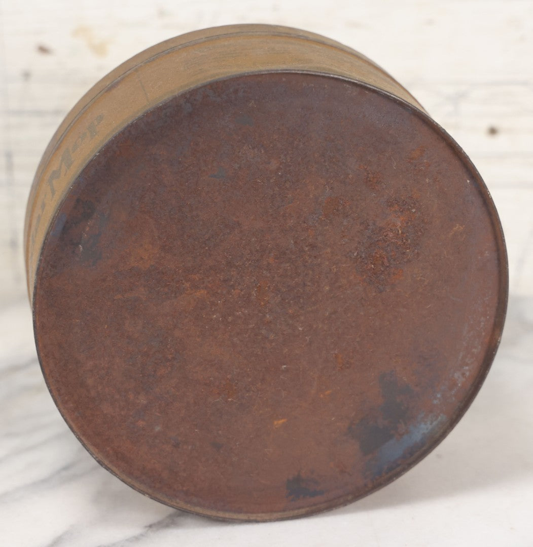 Lot 071 - Antique No. 4 Triangle O-Cedar Mop Polish Tin, Copyrighted 1923, Made By And For O-Cedar Corporation, Chicago, Toronto, London, Paris, Made In U.S.A.