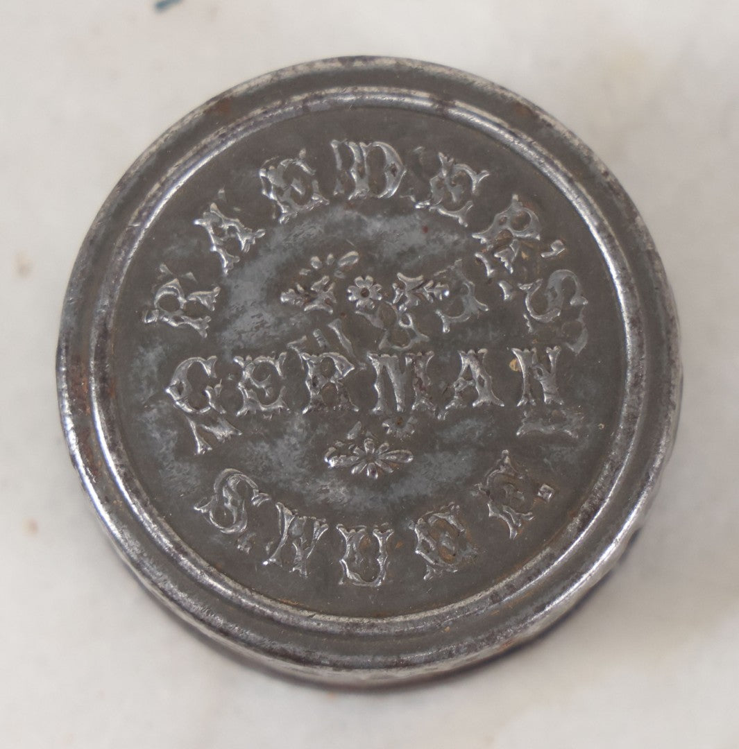 Lot 075 - Antique Raeder's Germans Snuff Embossed Tin