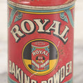 Lot 076 - Vintage Royal Baking Powder Red Blue And Yellow Tin, Copyright 1938 Standard Brands Incorporated