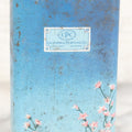 Lot 077 - Vintage Blue Powder Tin With Pink Flowers, California Perfume Company, New York, Montreal, Made In U.S.A.