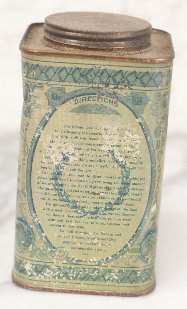 Lot 078 - Pair Of Antique Eskay's Albumenized Food, A Substitute For Mother's Milk Tins, Prepared By Smith, Kline, & French Co., Pharmacists, Philadelphia, Pennsylvania, Note Wear