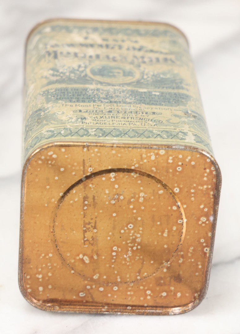 Lot 078 - Pair Of Antique Eskay's Albumenized Food, A Substitute For Mother's Milk Tins, Prepared By Smith, Kline, & French Co., Pharmacists, Philadelphia, Pennsylvania, Note Wear