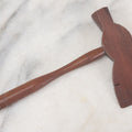 Lot 088 - Vintage Folk Art Hand Carved Miniature Wooden Axe, 7" Overall Length