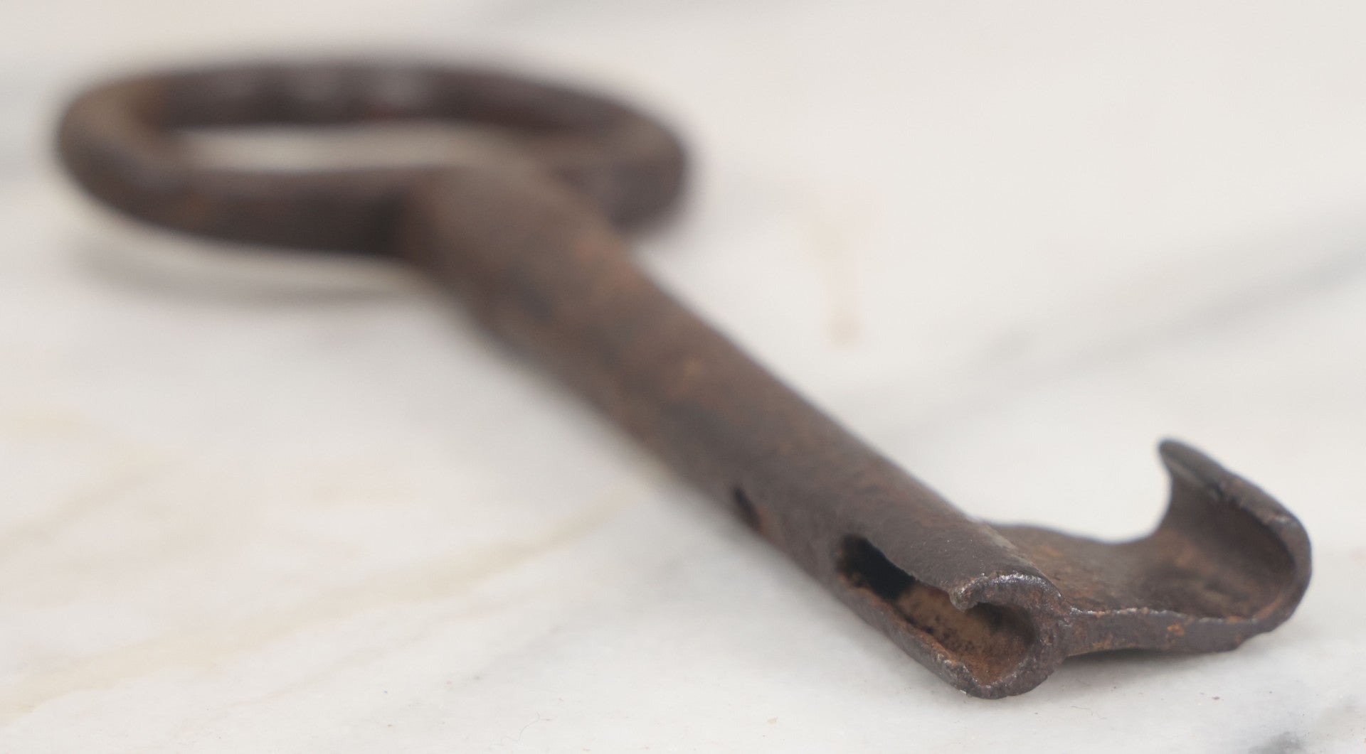 Lot 093 - Antique Wrought Iron Key, 5-5/8" Overall Length