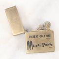 Lot 097 - Vintage "There Is Only One Mister Pants" Miniature Advertising Lighter, Working Condition, Needs Fuel, Has New Flint, By Continental, Japan