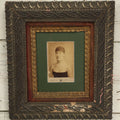 Lot 001 - Antique Cabinet Card Photo Of Tattooed Lady Anna Grace, In Ornate Frame, Baker Photographer, Tattooed By Edwin Thomas, 16-3/4" x 18-7/8"