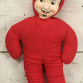 Lot 002 - Vintage Samet & Wells Plush Devil Stuffed Toy With Plastic Face