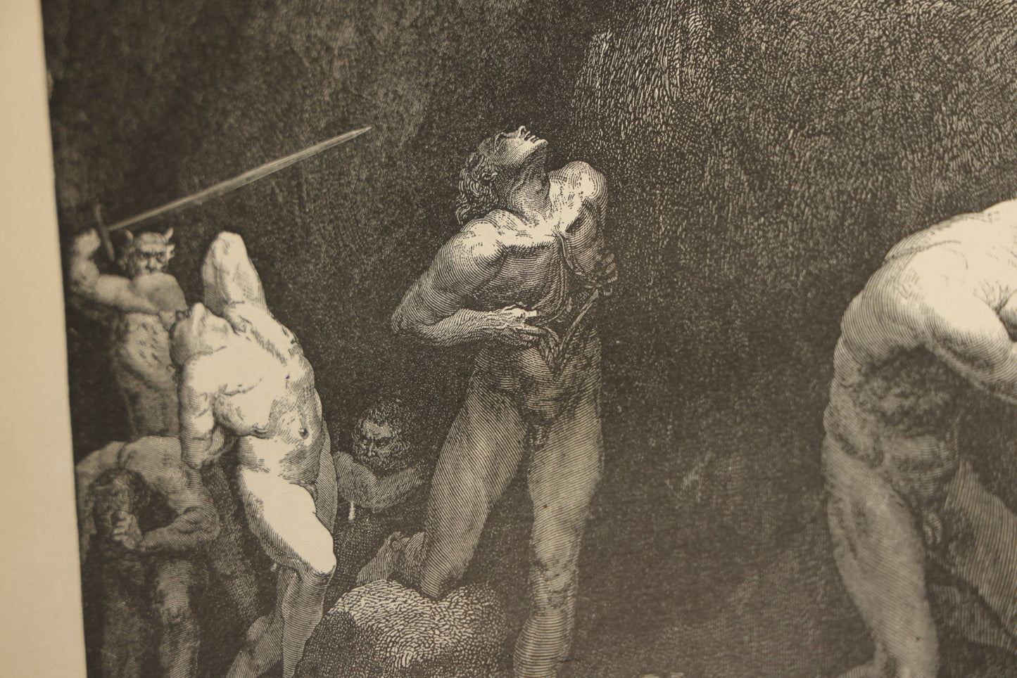 Lot 004 - "Dante's Inferno" Antique Book Illustrated By Gustave Dore, Circa 1890, Craft Grade Condition, Poor Pinding, Heavy Wear, Illustrations In Good Condition, Loose Pages, Worn Binding