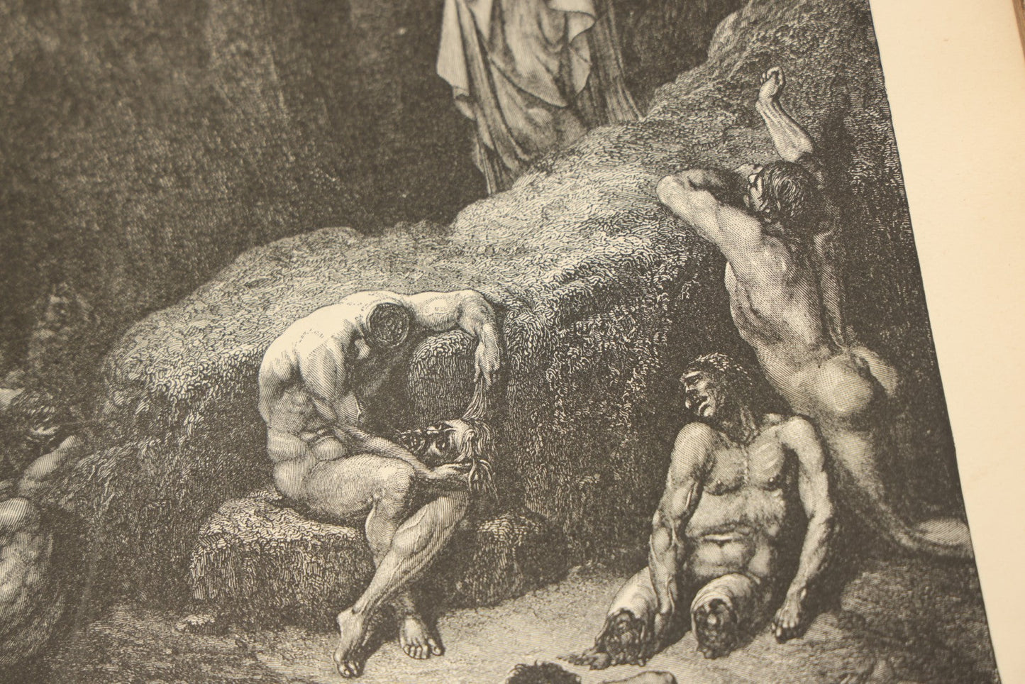 Lot 004 - "Dante's Inferno" Antique Book Illustrated By Gustave Dore, Circa 1890, Craft Grade Condition, Poor Pinding, Heavy Wear, Illustrations In Good Condition, Loose Pages, Worn Binding