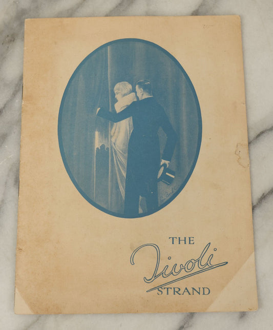 Lot 127 - Antique Program From The Tivoli Strand Theater Featuring Douglas Fairbanks In "The Black Pirate"
