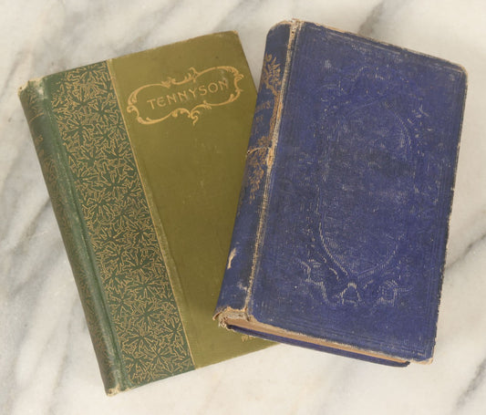 Lot 134 - Pair Of Antique Books Featuring The Works Of Alfred Tennyson, Including Princess