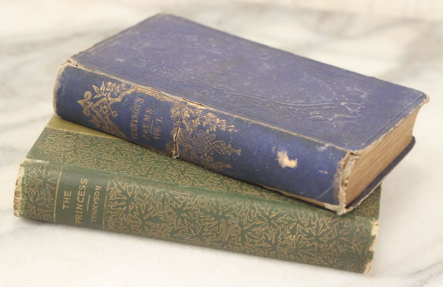 Lot 134 - Pair Of Antique Books Featuring The Works Of Alfred Tennyson, Including Princess