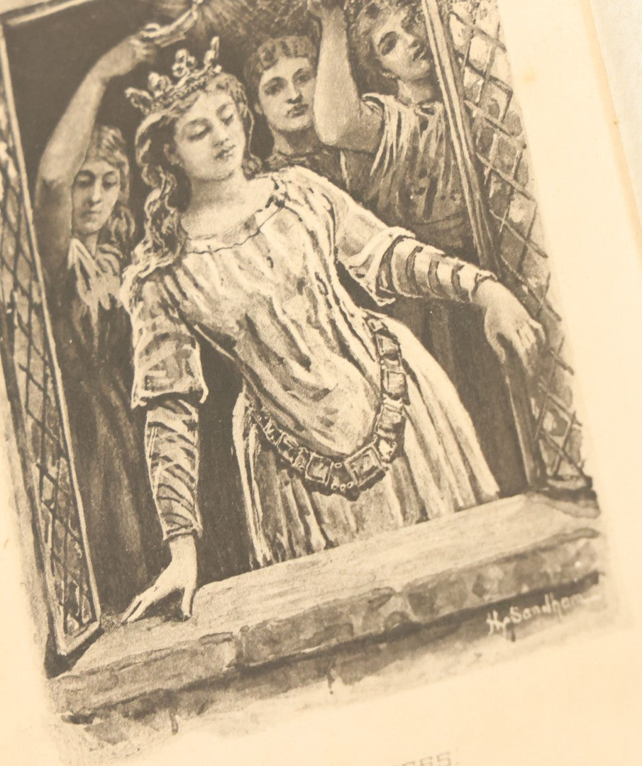Lot 134 - Pair Of Antique Books Featuring The Works Of Alfred Tennyson, Including Princess