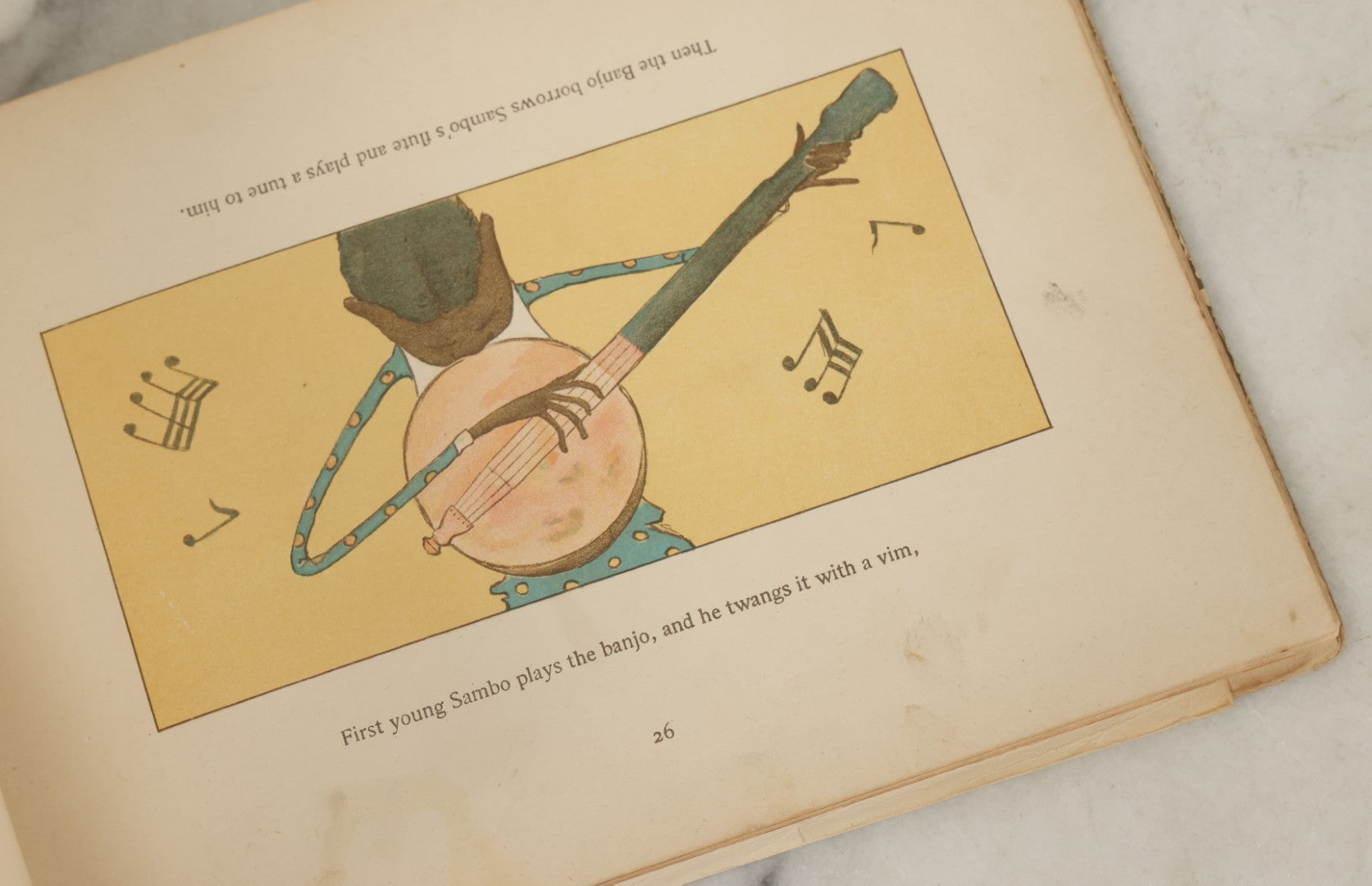 Lot 137 - "Topsys & Turvys" Antique Novelty Illustrated Children's Book, Copyright 1893, By The Century Co., Note Poor Condition, Loose Pages, Binding Shot