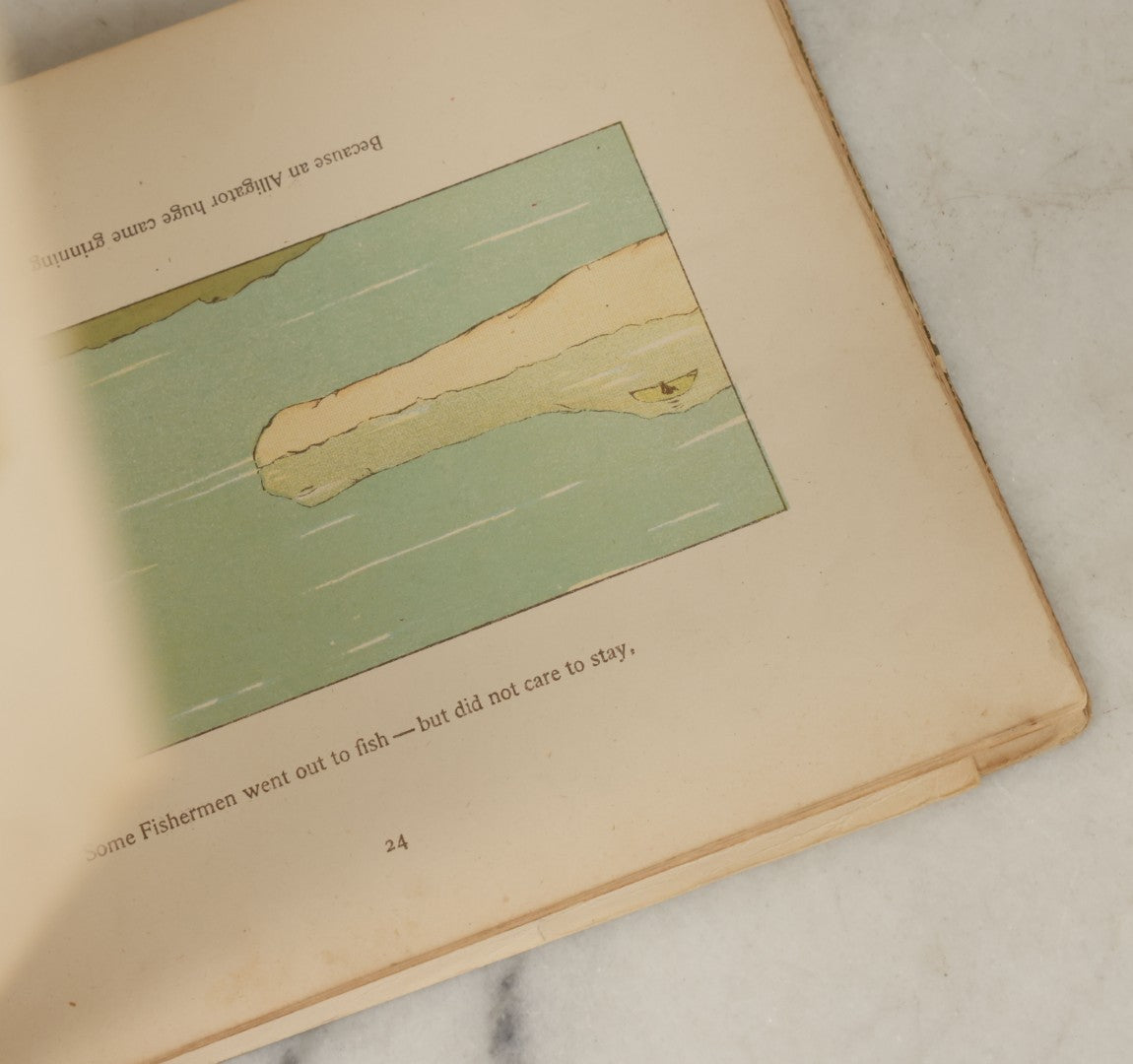 Lot 137 - "Topsys & Turvys" Antique Novelty Illustrated Children's Book, Copyright 1893, By The Century Co., Note Poor Condition, Loose Pages, Binding Shot