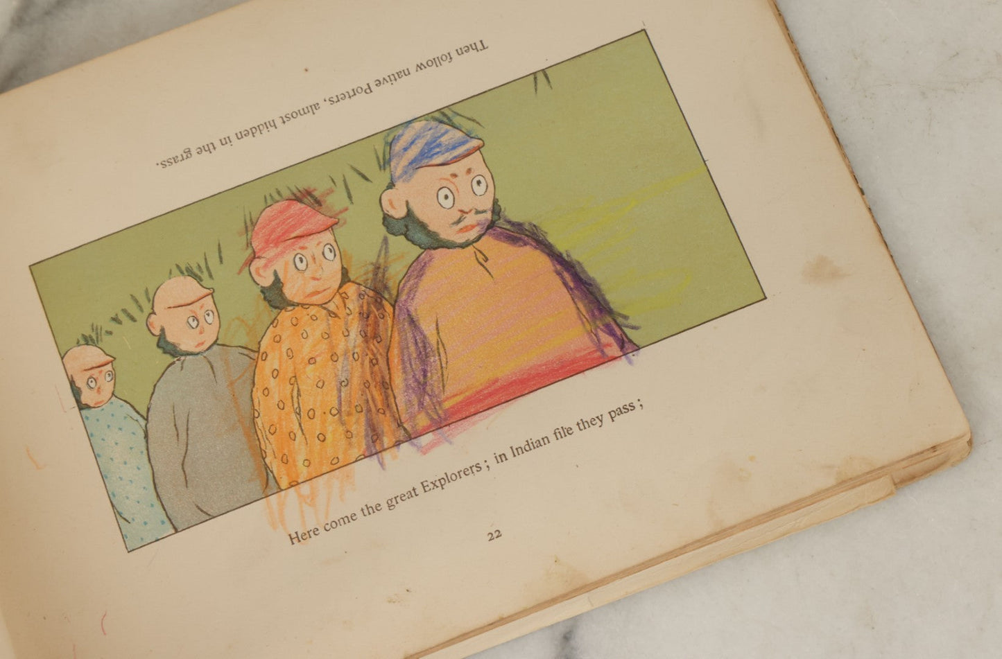 Lot 137 - "Topsys & Turvys" Antique Novelty Illustrated Children's Book, Copyright 1893, By The Century Co., Note Poor Condition, Loose Pages, Binding Shot