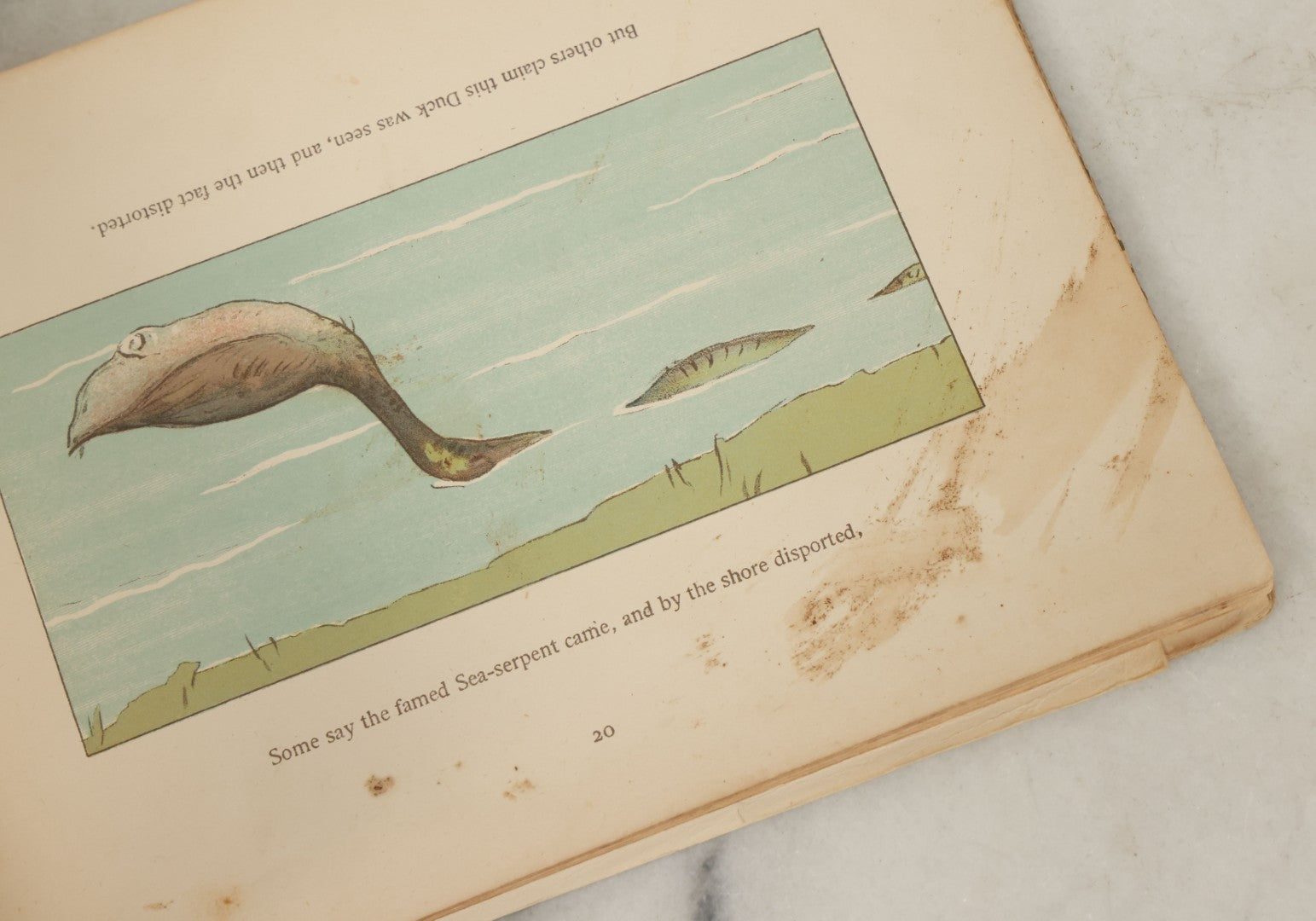 Lot 137 - "Topsys & Turvys" Antique Novelty Illustrated Children's Book, Copyright 1893, By The Century Co., Note Poor Condition, Loose Pages, Binding Shot