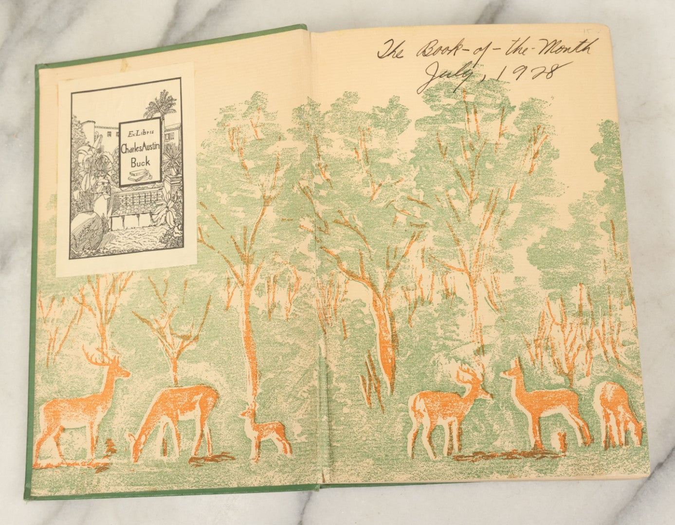 Lot 138 - "Bambi: A Life In The Woods" Vintage Book By Felix Salten, Simon And Schuster Publishers, New York, 1928, Illustrated By Kurt Wiese