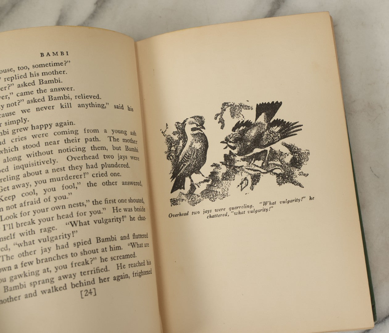 Lot 138 - "Bambi: A Life In The Woods" Vintage Book By Felix Salten, Simon And Schuster Publishers, New York, 1928, Illustrated By Kurt Wiese