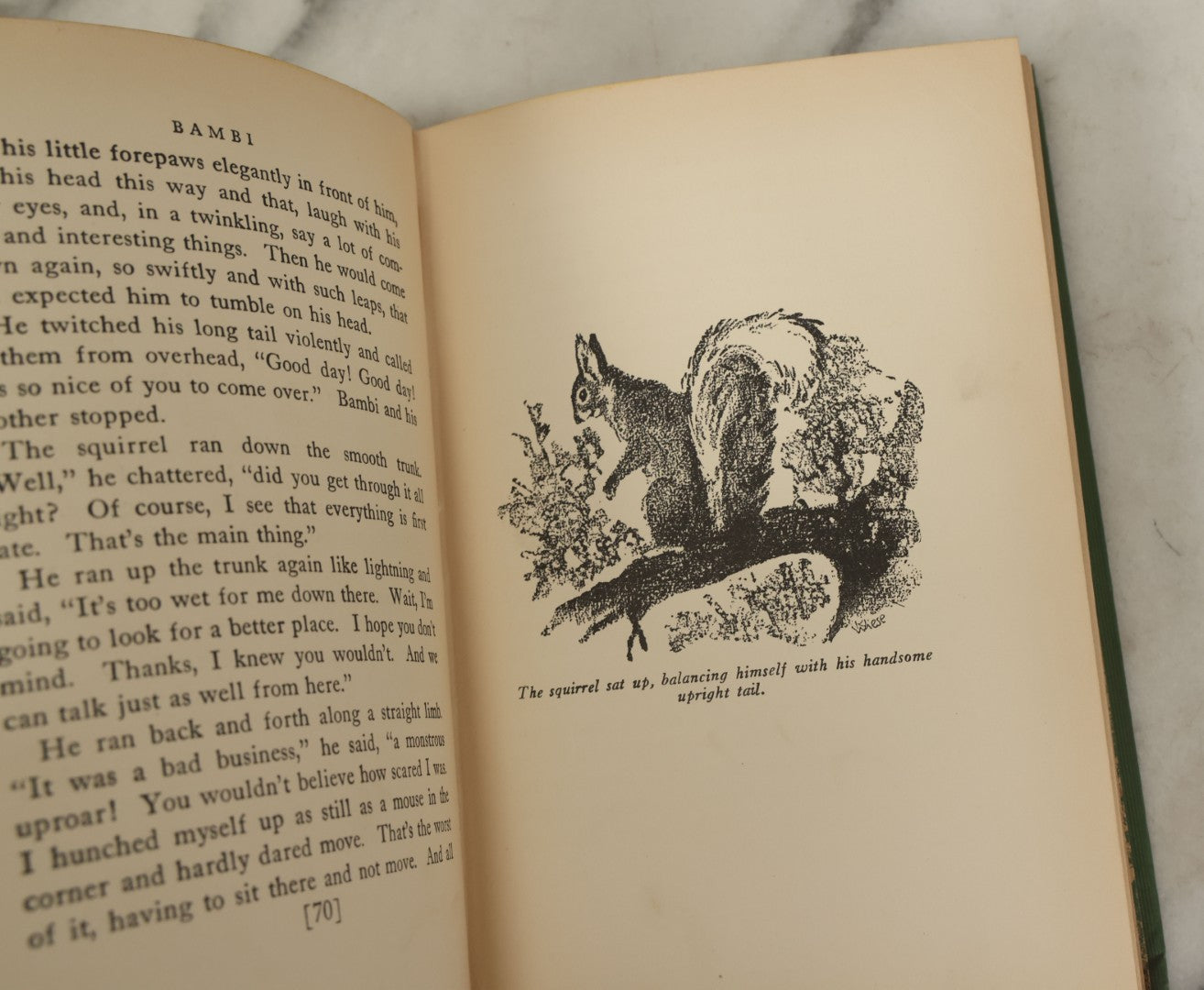 Lot 138 - "Bambi: A Life In The Woods" Vintage Book By Felix Salten, Simon And Schuster Publishers, New York, 1928, Illustrated By Kurt Wiese