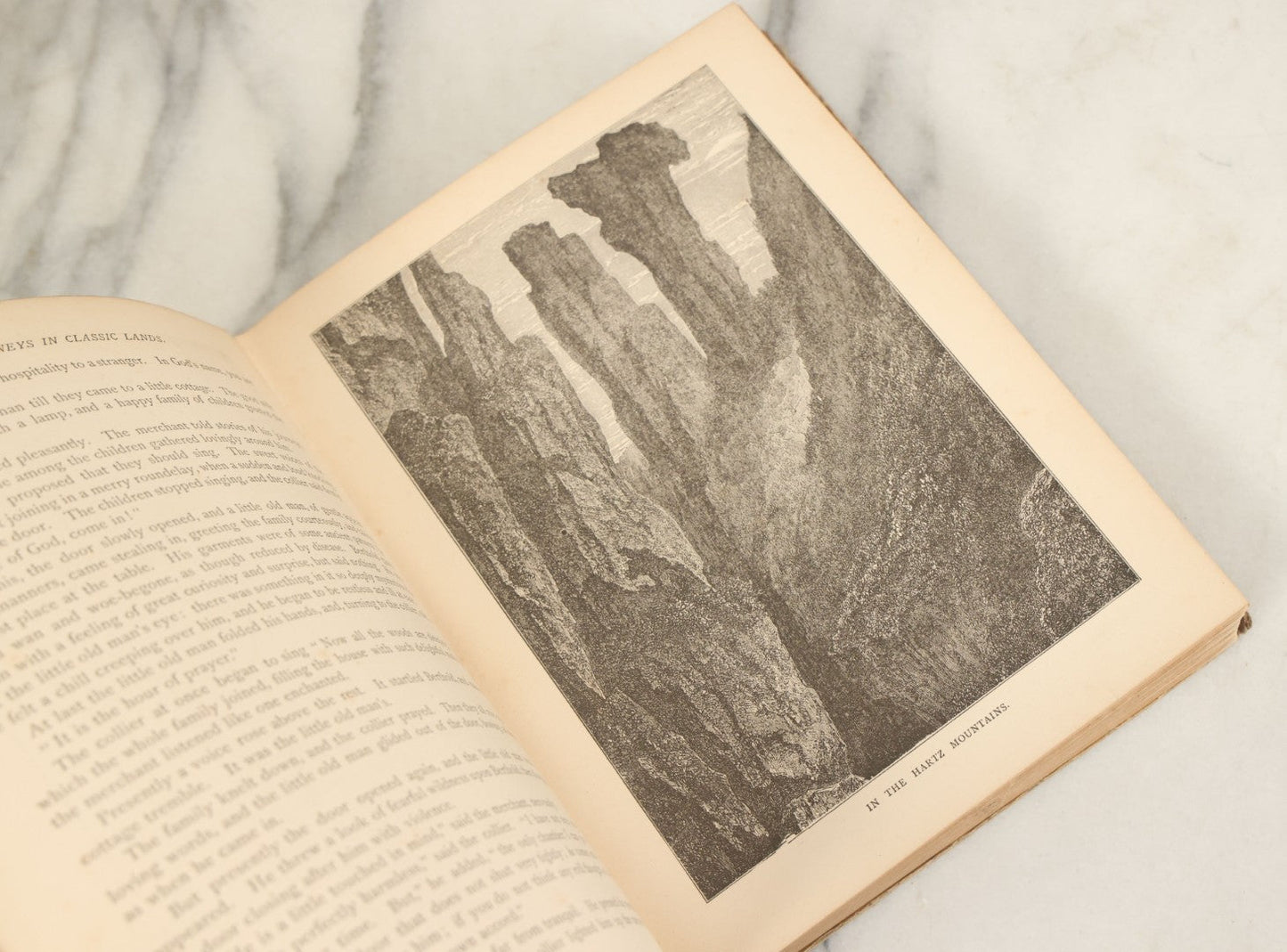 Lot 140 - "Zig Zag Journeys In Classic Lands" Antique Book By Estes & Lauriat, Boston, Featuring Italy, Greece, Sicily, Southern France, Note Poor Condition, Craft Grade, Illustrated