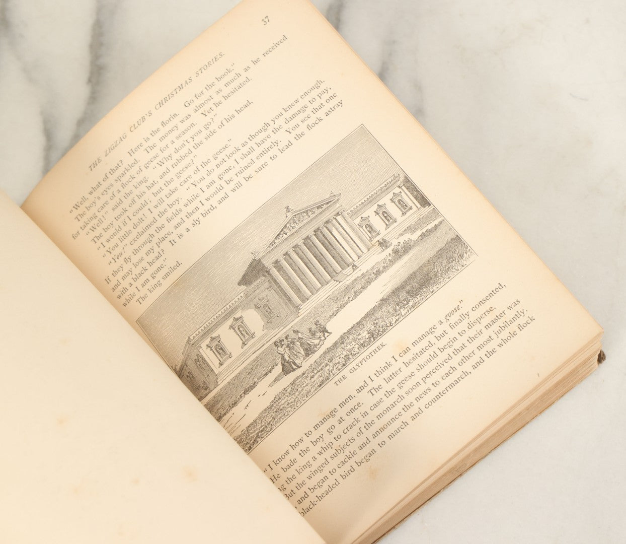 Lot 140 - "Zig Zag Journeys In Classic Lands" Antique Book By Estes & Lauriat, Boston, Featuring Italy, Greece, Sicily, Southern France, Note Poor Condition, Craft Grade, Illustrated